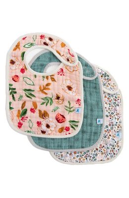 little unicorn 3-Pack Classic Cotton Muslin Bibs in Vintage Floral