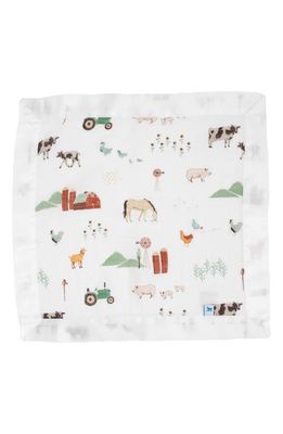 little unicorn 3-Pack Print Cotton Muslin Blankets in Farmyard