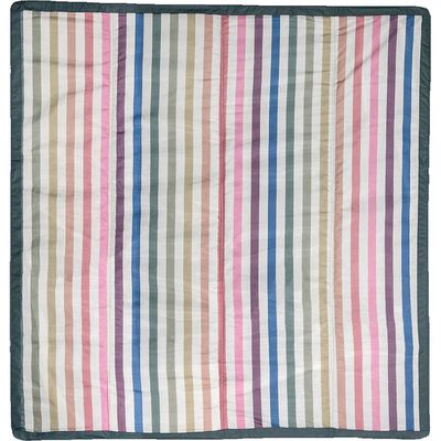 little unicorn 5 x 5 Outdoor Blanket in Chroma Rugby Stripe