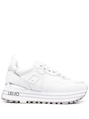LIU JO 40mm chunky lace-up sneakers - White