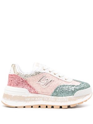 LIU JO Amazing glittery sneakers - Pink