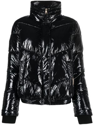 LIU JO chevron-quilting puffer jacket - Black