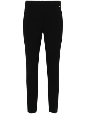 LIU JO crepe cigarette trousers - Black