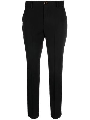 LIU JO cropped slim-fit trousers - Black