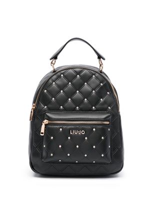 LIU JO crystal-embellished backpack - Black