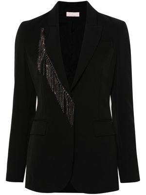 LIU JO crystal-embellished blazer - Black