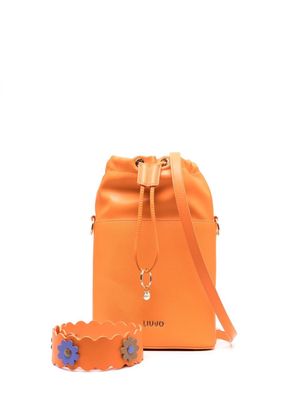 LIU JO drawstring bucket bag - Orange