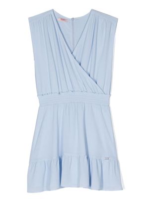 LIU JO elasticated-waist sleeveless dress - Blue