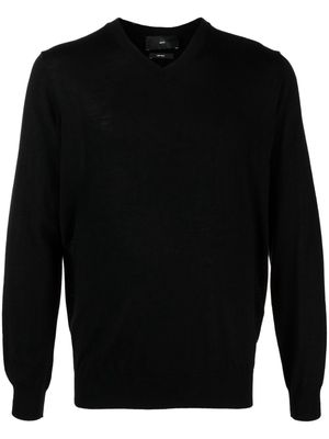 LIU JO fine-knit wool jumper - Black