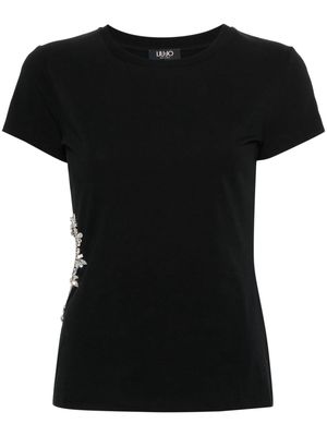 LIU JO gem-embellished T-shirt - Black