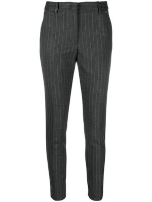 LIU JO Glen pinstriped tailored trousers - Grey