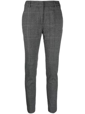 LIU JO Glen tailored plaid trousers - Grey