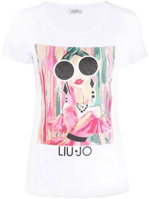 LIU JO graphic-print T-shirt - White
