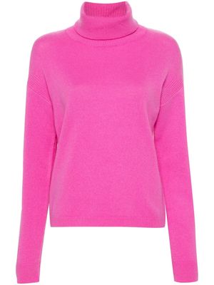 LIU JO high-neck wool jumper - Pink