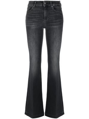 LIU JO high-rise flared jeans - Black