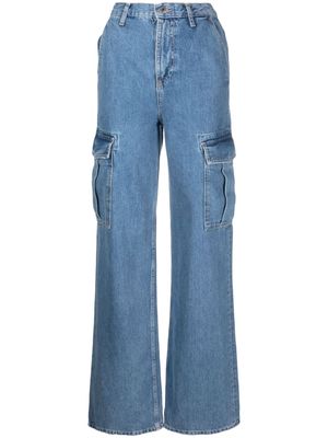 LIU JO high-rise wide-leg jeans - Blue