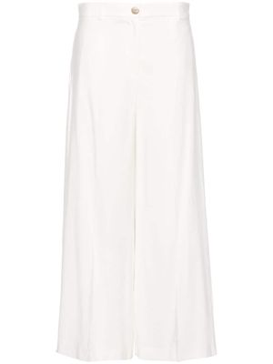 LIU JO high-waist cropped trousers - Neutrals