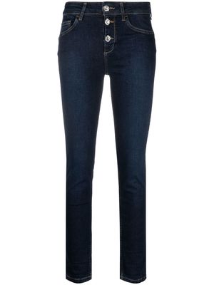 LIU JO high-waist straight-leg jeans - Blue