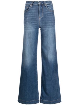 LIU JO high-waisted flared jeans - Blue
