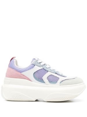 LIU JO June colour-block platform sneakers - Purple