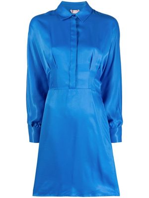 LIU JO knee-length halterneck shirt dress - Blue