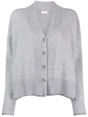 LIU JO knitted wool cardigan - Grey