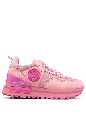 LIU JO lace-up platform sneakers - Pink