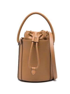 LIU JO leather bucket bag - Brown