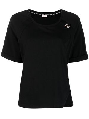 LIU JO logo-embellished cotton T-shirt - Black