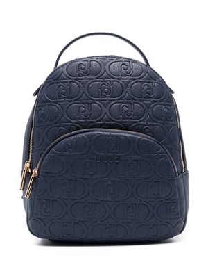 LIU JO logo-embossed backpack - Blue