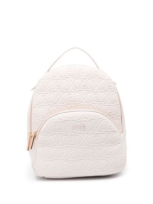 LIU JO logo-embossed backpack - Neutrals