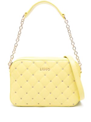 LIU JO logo-lettering cross body bag - Yellow