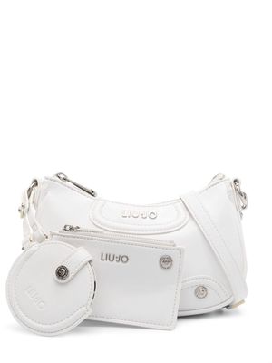 LIU JO logo-lettering shoulder bag - White
