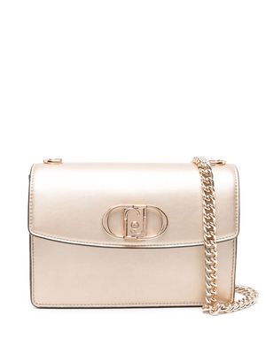 LIU JO logo-plaque cross body bag - Gold