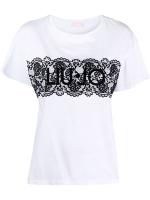 LIU JO logo-print short-sleeve T-shirt - White