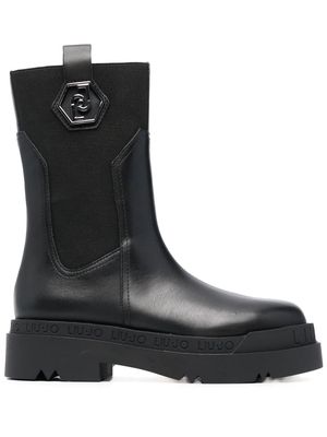 LIU JO Love 34 leather Chelsea boots - Black