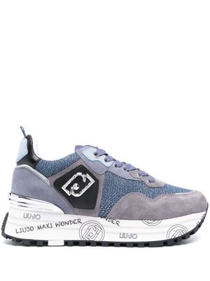 LIU JO Maxi Wonder lace-up sneakers - Blue