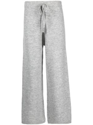 LIU JO méllange knitted palazzo pants - Grey