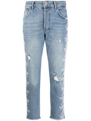 LIU JO mid-rise cropped jeans - Blue