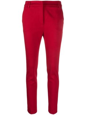 LIU JO mid-rise cropped trousers - Red