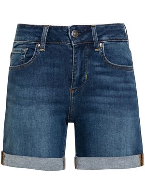 LIU JO mid-rise denim shorts - Blue