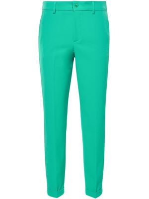 LIU JO mid-rise slim-cut trousers - Green