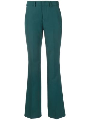 LIU JO mid-rise straight-leg trousers - Green