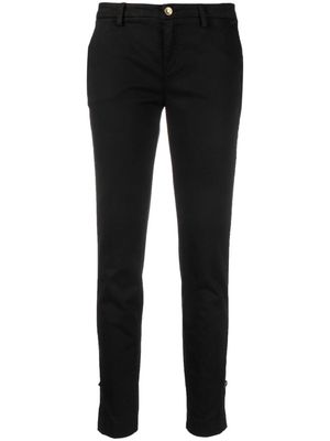 LIU JO mid-rise tapered trousers - Black