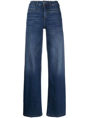 LIU JO mid-rise wide-leg jeans - Blue