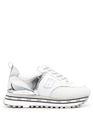 LIU JO panelled low-top sneakers - White