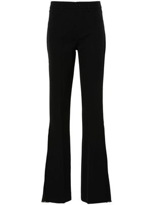 LIU JO pleat-detail trousers - Black