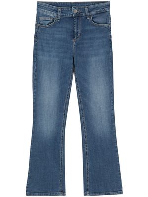 LIU JO pressed-crease straight jeans - Blue