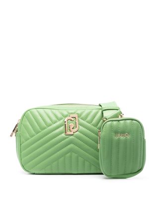 LIU JO quilted faux leather shoulder bag - Green