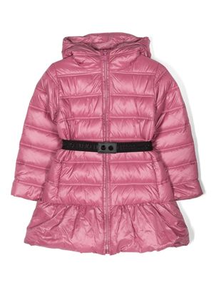 LIU JO quilted hooded coat - Pink